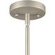 Ivey Lake 1 Light 4.75 inch Satin Nickel Indoor Pendant Ceiling Light